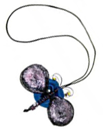 Butterfly shaped jewel