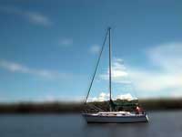 Blurry boat